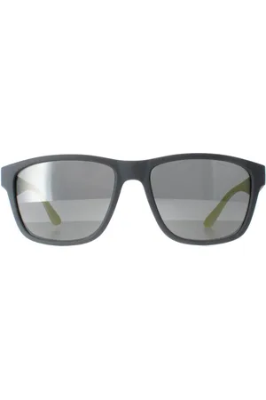 Armani Exchange AX4135S 81806G matt spiegeln silberne Sonnenbrille