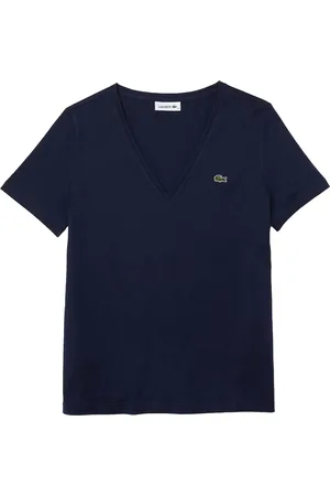 Lacoste T-Shirt V-Ausschnitt für Damen