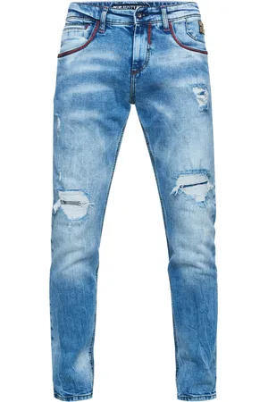 Rusty Neal Jeans Hose "MINO" Slim Fit Stretch Destroyed-Pants