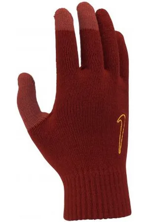Nike Herren Zinnober gestrickt Swoosh Handschuhe