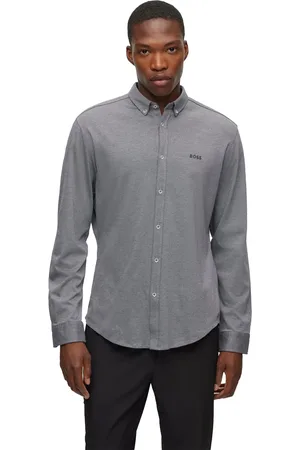 HUGO BOSS "Biado_R" Hemd für Herren (Marineblau)