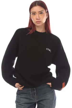 Heron Preston "CTNMB" Sweatshirt Rundhalsausschnitt für Damen ( /Weiß)