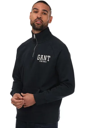 GANT "Arch" Sweatshirt mit halbem Reißverschluss für Herren