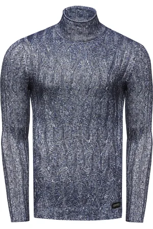 Rusty Neal Clubwear Stehkragen Strick Pullover