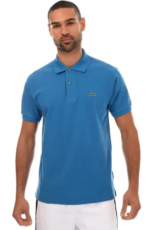 Lacoste Poloshirt Gerippter Kragen für Herren kurzärmlig