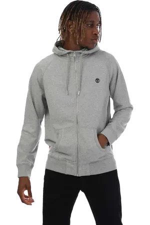 Timberland "Exeter River" Hoodie mit durchgehendem Reißverschluss für Herren (Grauheide)