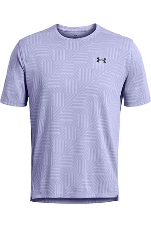 Under Armour "Geotessa" T-Shirt für Herren kurzärmlig (Violett)
