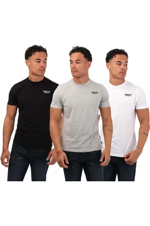 DKNY T-Shirt für Herren(3er-Pack) (Schwarz/Grau/Weiß)