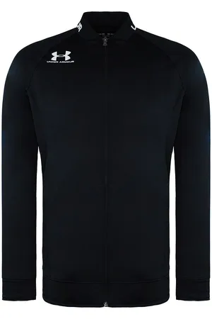 Under Armour Challenger III Black Zipup Long Sleeve Men Track Jacke 1343919 001