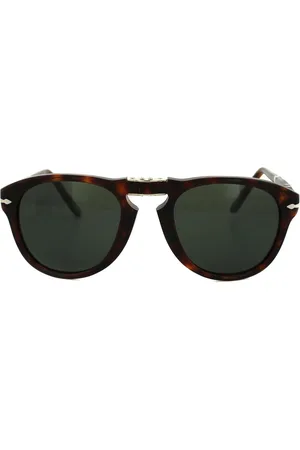 Persol Lunettes De Soleil PO0714 24/31 Havana Vert Pliing 54mm