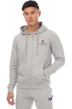 Aquascutum Hoodie mit durchgehendem Reißverschluss für Herren