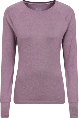 Mountain Warehouse "Stance" T-Shirt für Damen Langärmlig (Beerenrot)