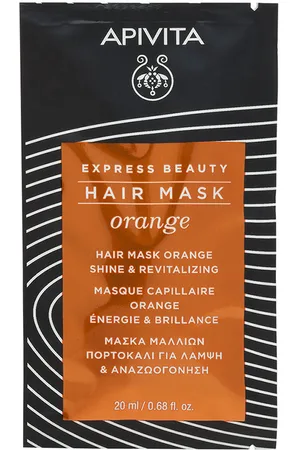 APIVITA Express Beauty Mascarilla Capilar Brillo Y Vitalidad Con Naranja 20 ml