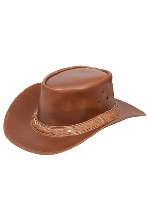 Infinity Cowboy Outback Australischer Buschhut aus echtem Leder
