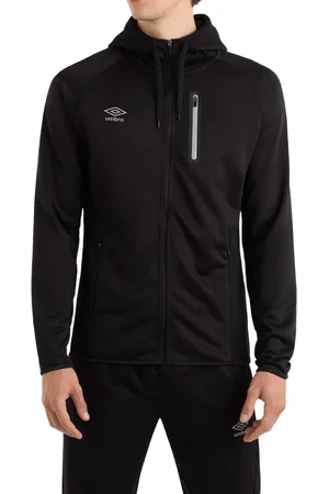 Umbro "Sportswear" Kapuzenpullover Durchgehender Reißverschluss für Herren Raglanärmel
