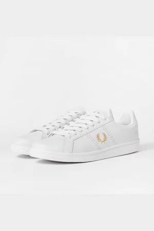 Fred Perry Cupsole Leder Herren Weiße Sneakers