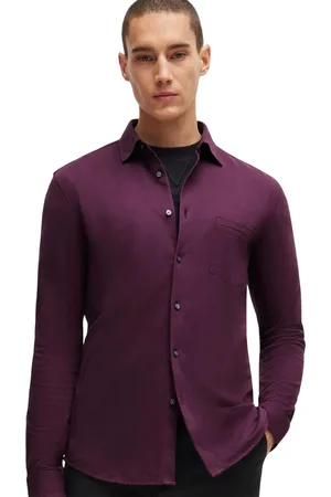 HUGO BOSS Hemd für Herren (Violett)