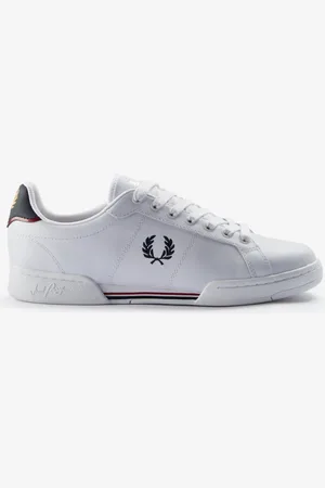 Fred Perry Split Cup Leder Herren Weiße Sneakers