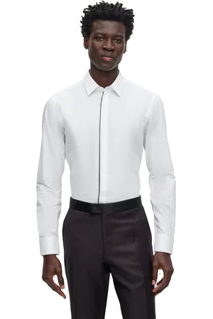 HUGO BOSS "H-Hank" Hemd für Herren/Damen Unisex