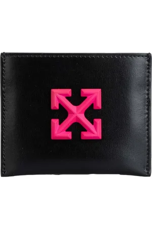 OFF-WHITE Off White - Kartenhalter "Jitney Simple", Logo, Leder ( /Pink)