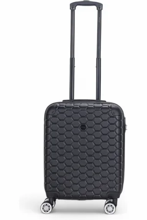 Infinity Stabiler ABS-Hartschalen-Kabinenkoffer 55 x 40 x 20 cm, Gepäck, passend für Easyjet, Ryanair