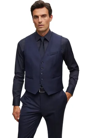 HUGO BOSS "T-Harvers" Weste für Herren (Marineblau)