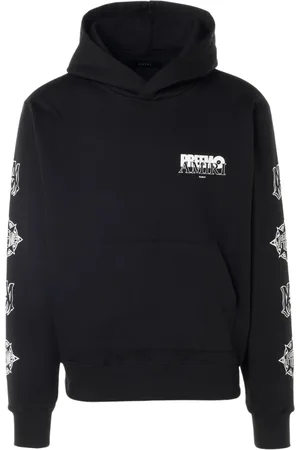 AMIRI Premier Logo Schwarzer Kapuzenpullover