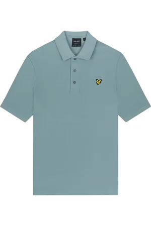 Lyle & Scott Schieferblaues Milano-Poloshirt von