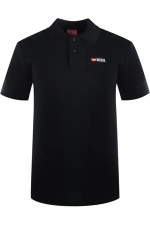Diesel T-Smith-D Schwarzes Poloshirt