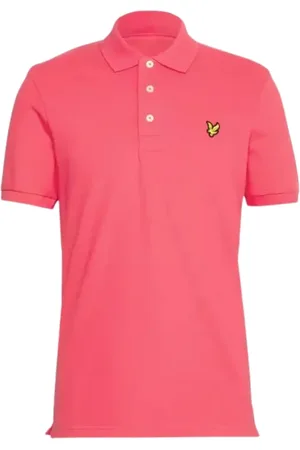 Lyle & Scott Electric Pink Plain Poloshirt