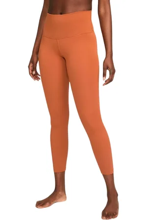 Nike Dri-Fit Rostbraune Yoga-Leggings