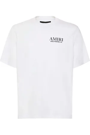 AMIRI Weißes T-Shirt mit exklusivem Bones-Logo von Retail