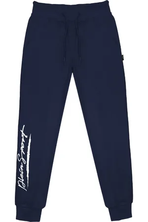 Philipp Plein Jogginghose in Marineblau mit großem Signature-Logo