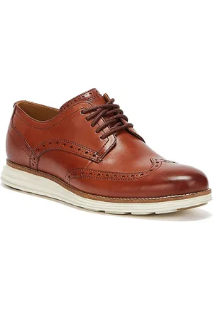 Cole Haan ØriginalGrand Shortwing Oxford Herren / Weiß Brogues
