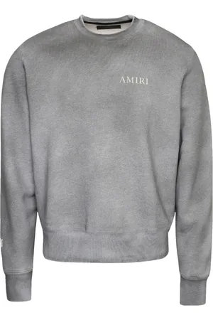AMIRI Aged Puff Logo Graues Sweatshirt