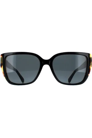 Michael Kors MK2199 Acadia 395087 bi layer zwart amber schildpad donkergrijs zonnebril