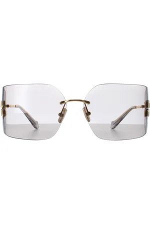 Miu Miu MU54YS 5AK30B hellgrau Sonnenbrille