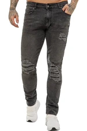 Enzo Herren Skinny Stretch Denim Jeans