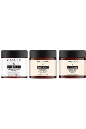 Organic & Botanic Bio & Botanic Ovenight Mask Trio Geschenkset (60ml, 60ml & 60ml)