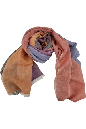 ALTEA Schals Orange/violett/grau/liddle