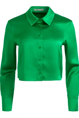 ALICE+OLIVIA Smaragdgrune Hemden