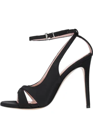 ANNA F. Schwarze Sandalen