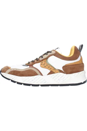Voile blanche Turnschuhe Braun/WeiB