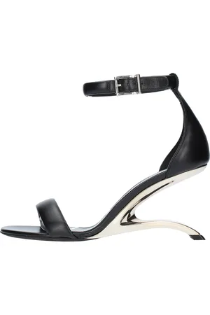 Alexander McQueen Schwarze Sandalen