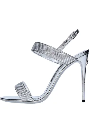 Dolce & Gabbana Silberne Sandalen