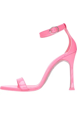 Amina Muaddi Sandalen Rosa