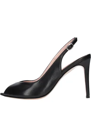 ANNA F. Schwarze Schuhe mit Absatz