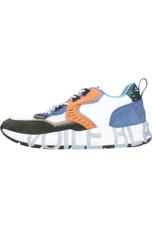 Voile blanche Turnschuhe Grun/WeiB/Orange