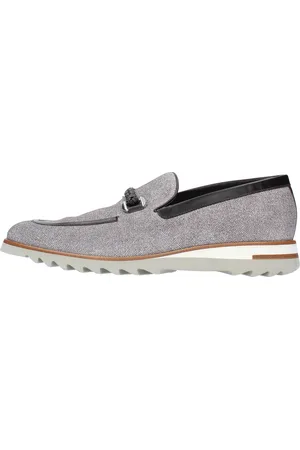 Blu Barrett Blaue Barrett-Halbschuhe in Grau