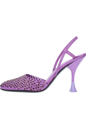 3Juin Lila Schuhe mit Absatz